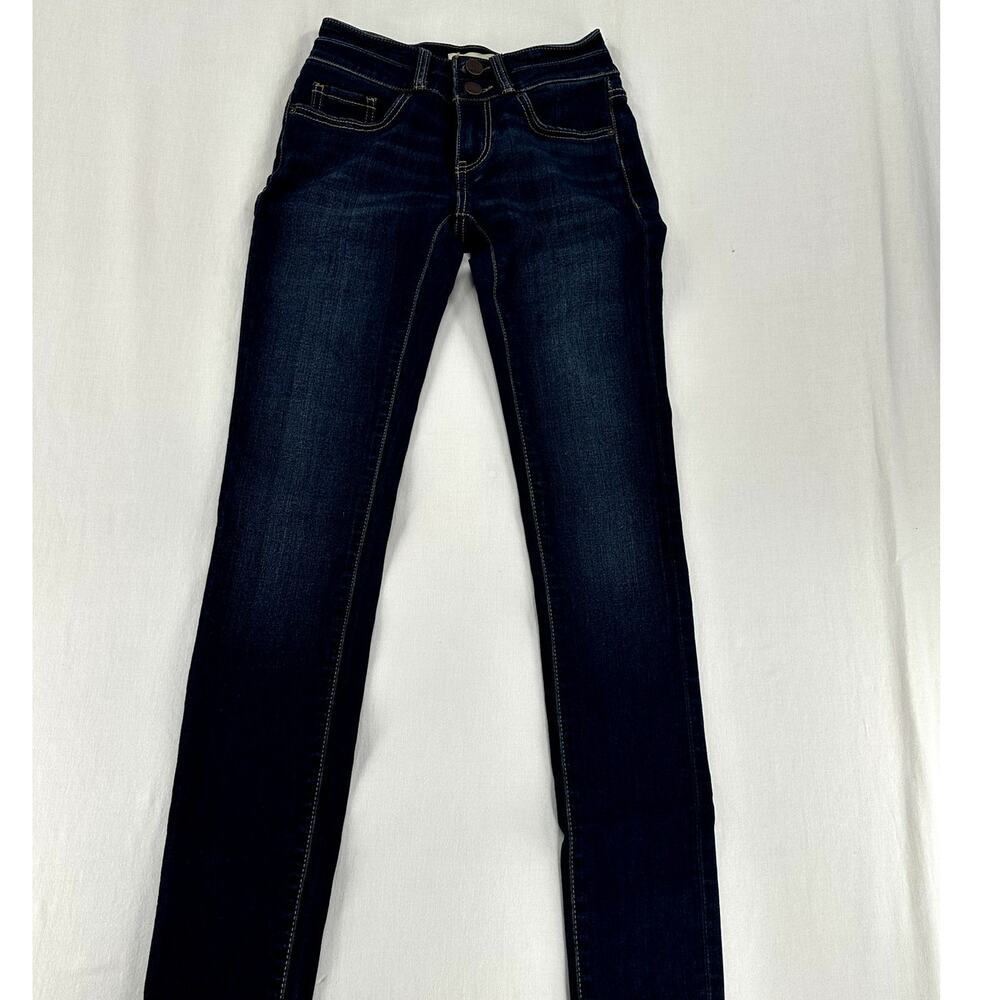 BKE Buckle Stella Jeans Size 23 X 31.5 Skinny Dark Stretch Denim